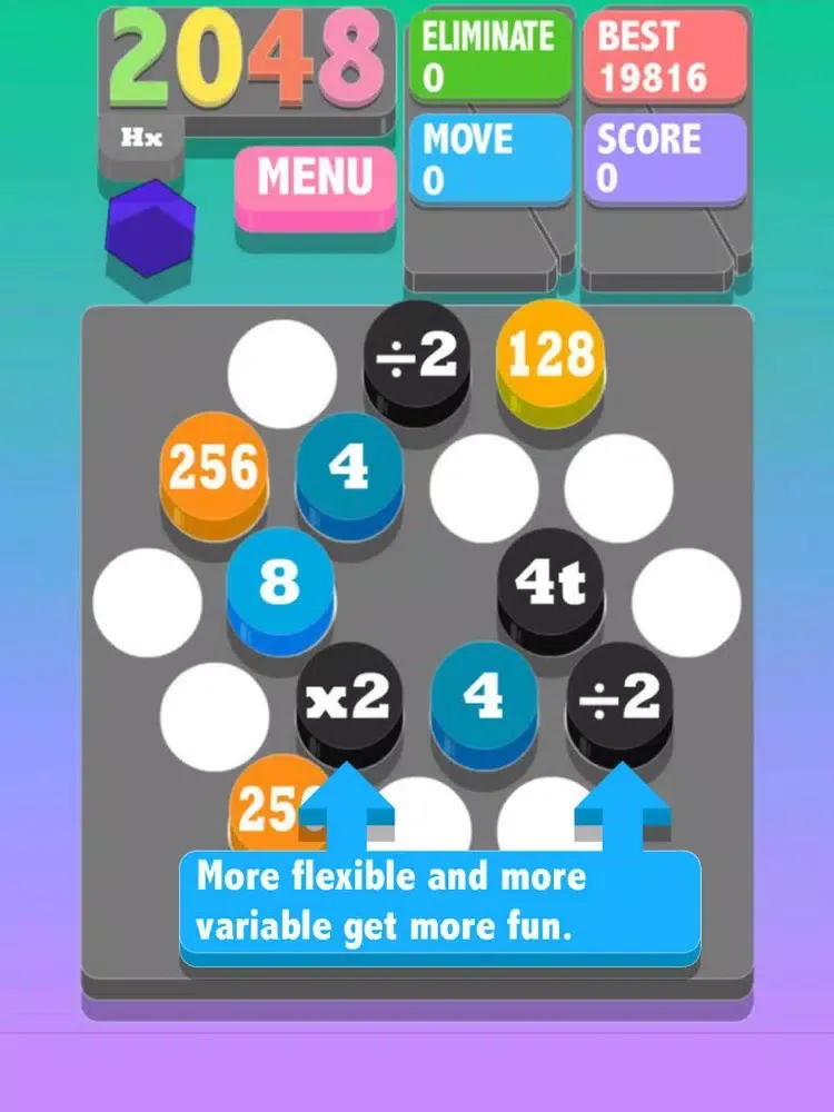 2048Hx iPad 應用截圖