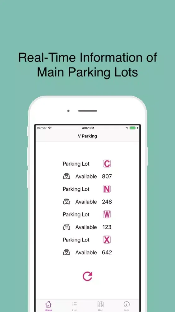 Zrzuty ekranu V Parking - UW Parking Service