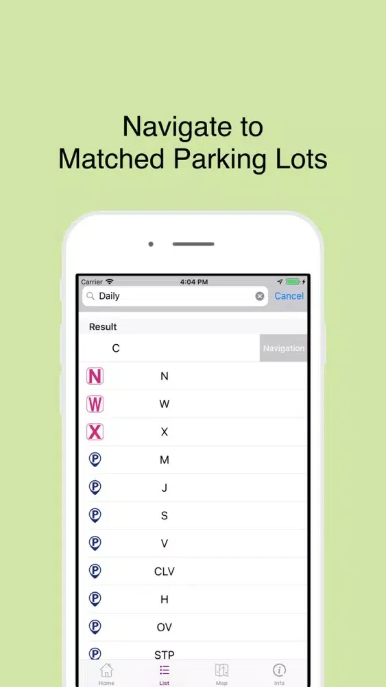 Zrzuty ekranu V Parking - UW Parking Service