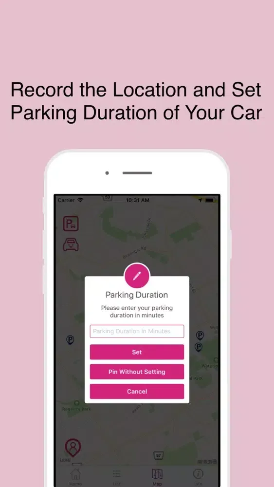 Zrzuty ekranu V Parking - UW Parking Service