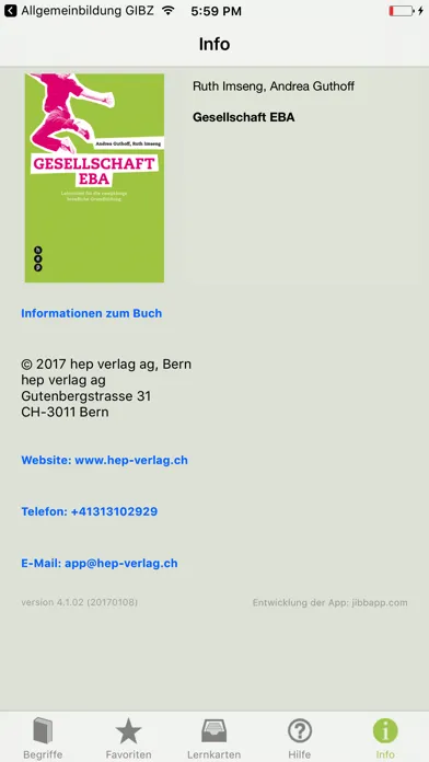 Zrzuty ekranu Gesellschaft EBA