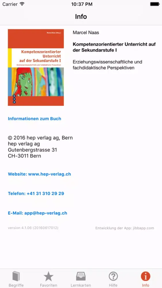 Captures d'écran de Kompetenzorientierter Unterricht Sek I