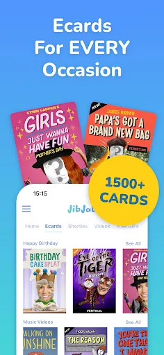 JibJab: Funny Birthday Cards应用截图