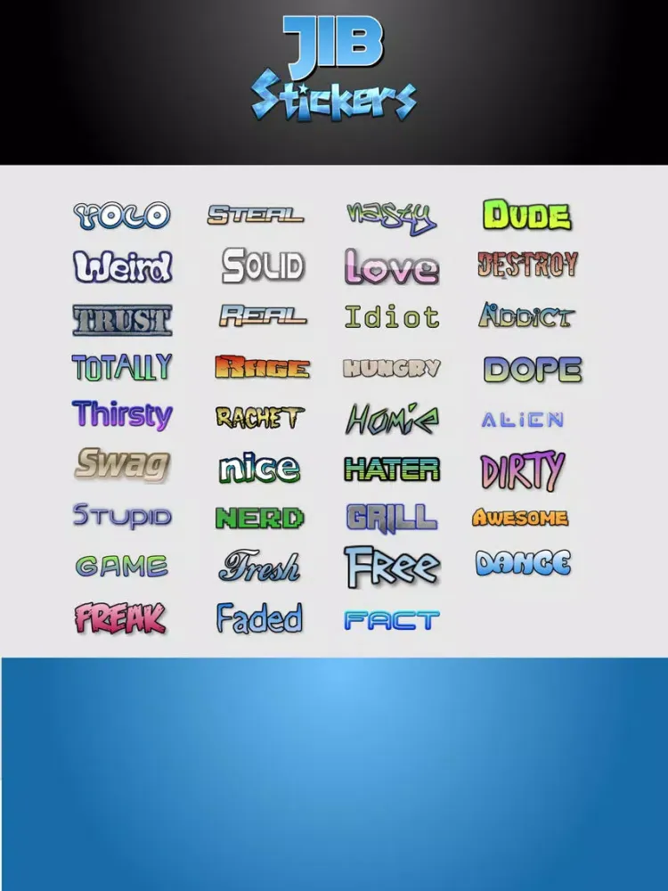 Capturas de pantalla de Jib Stickers 1 iPad 