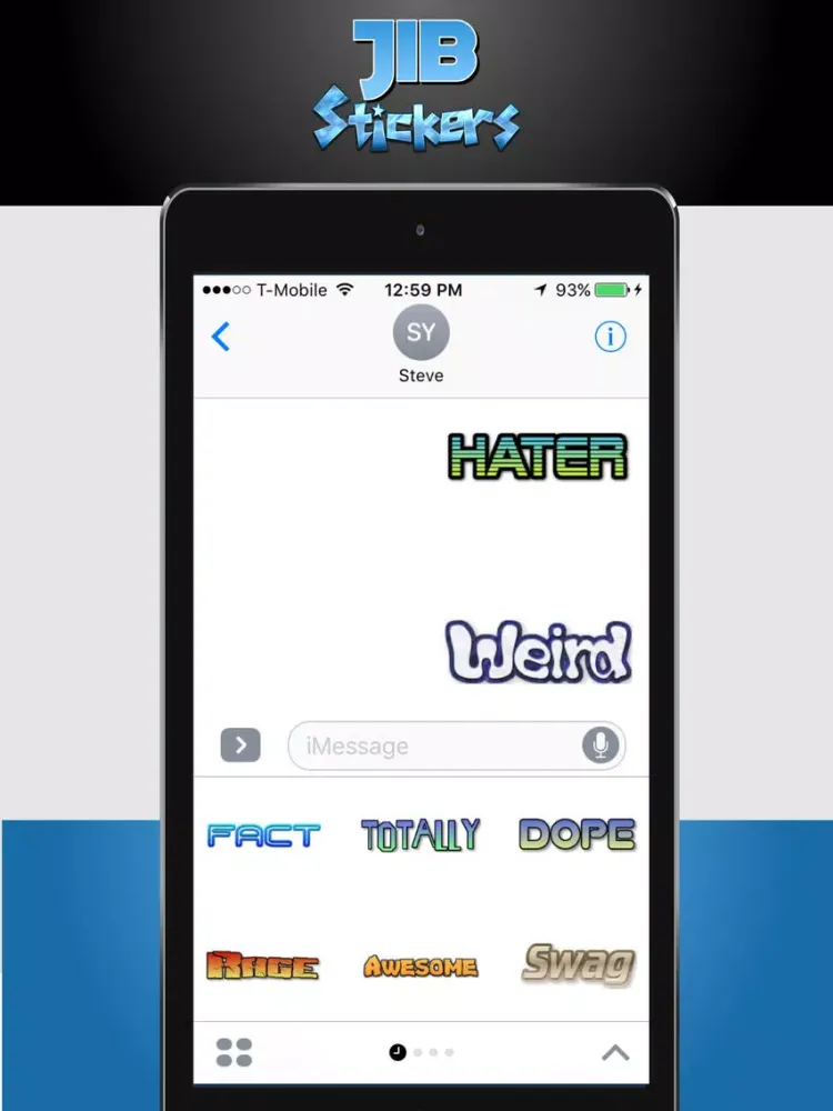 Capturas de pantalla de Jib Stickers 1 iPad 