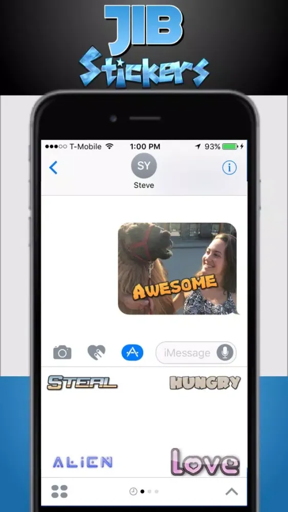 Capturas de pantalla de Jib Stickers 1