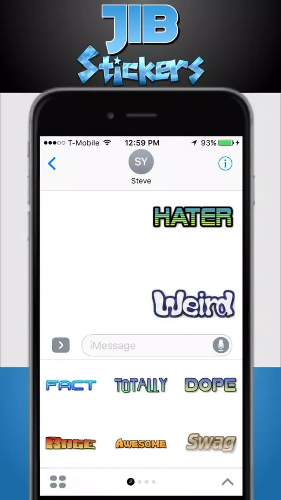 Capturas de pantalla de Jib Stickers 1