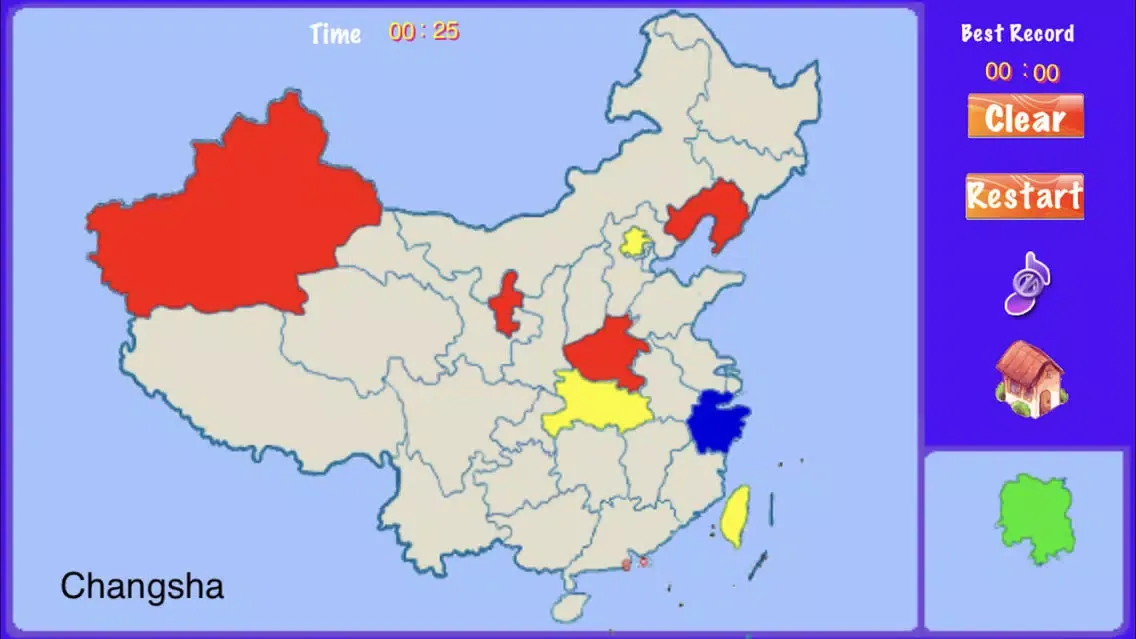Capturas de tela do A Puzzle Map Of China