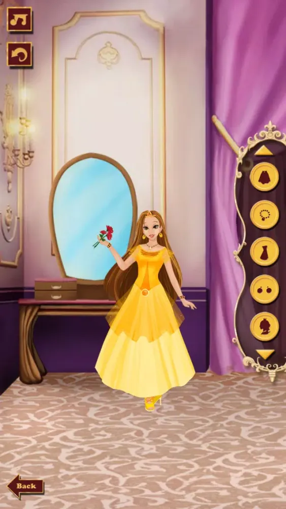 Capturas de tela do Anime Princess Fashion - Dress Up Games