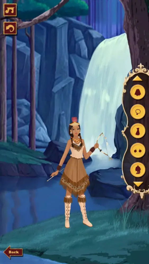 Capturas de tela do Anime Princess Fashion - Dress Up Games