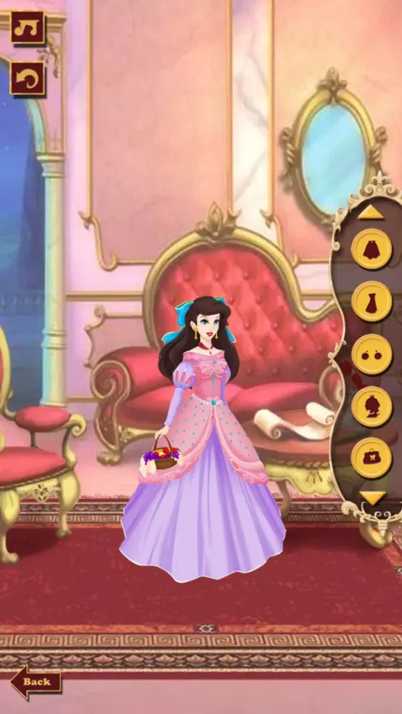 Capturas de tela do Anime Princess Fashion - Dress Up Games