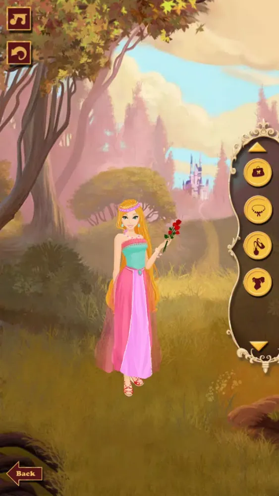 Capturas de tela do Anime Princess Fashion - Dress Up Games