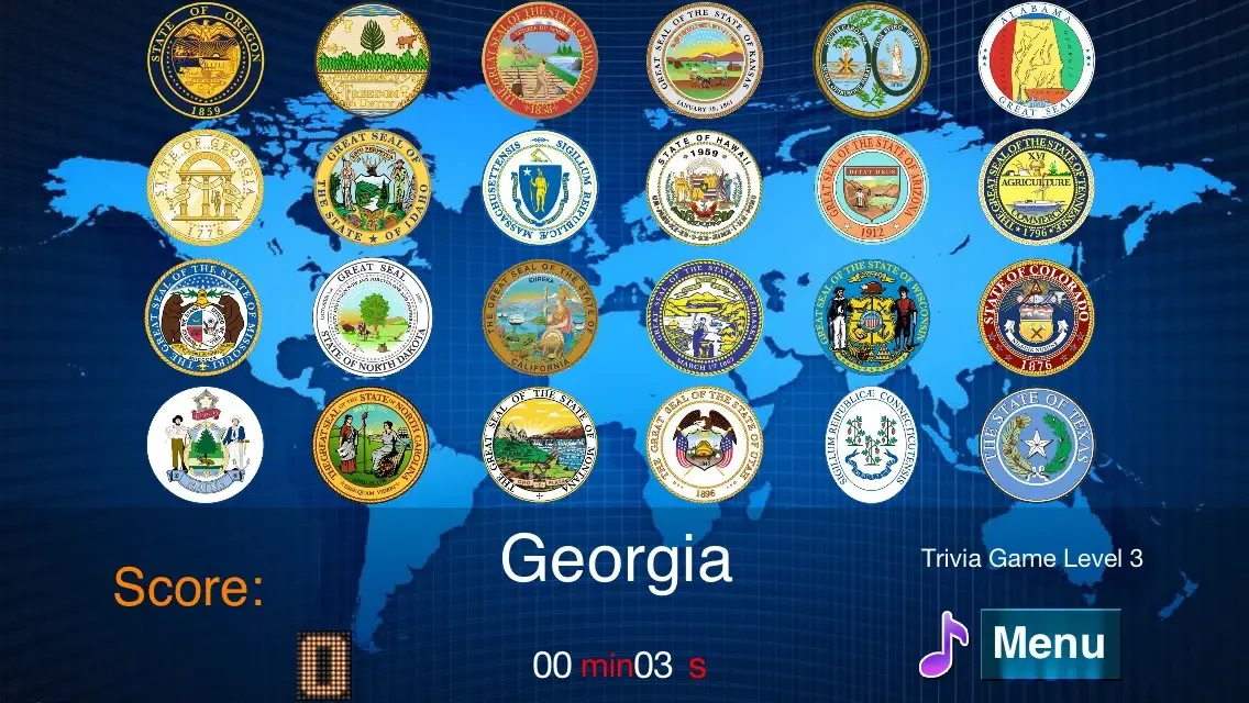 Master USA State Seals স্ক্রিনশট