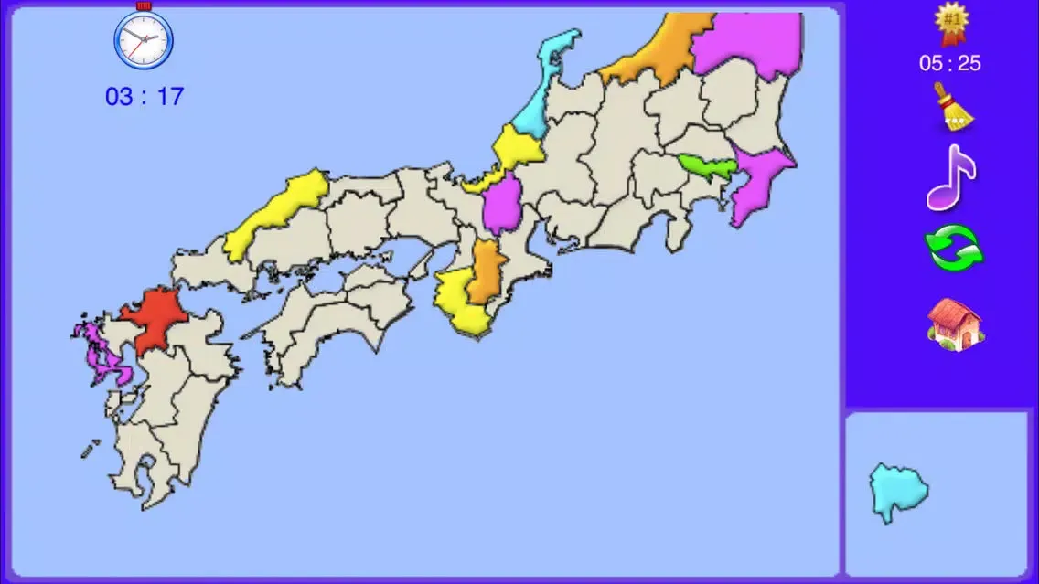A Puzzle Map Of Japan Screenshots