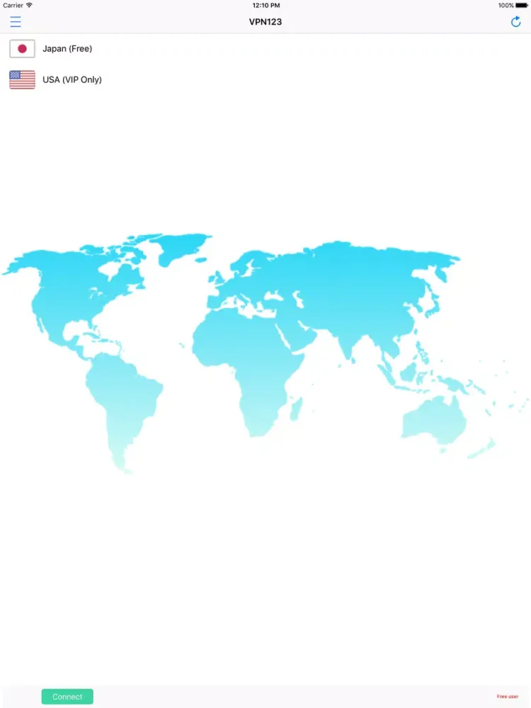 VPN123-Free VPN,unlimited,for iPhone&iPad iPad 應用截圖