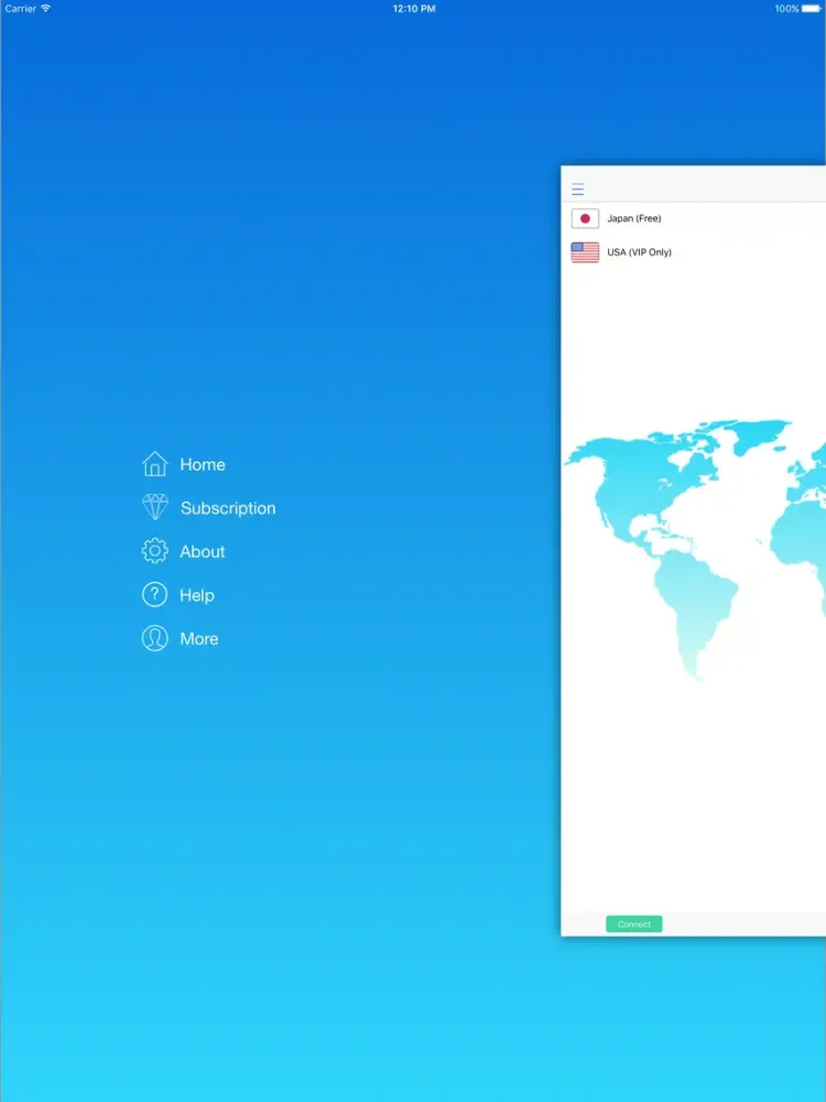 VPN123-Free VPN,unlimited,for iPhone&iPad iPad 應用截圖