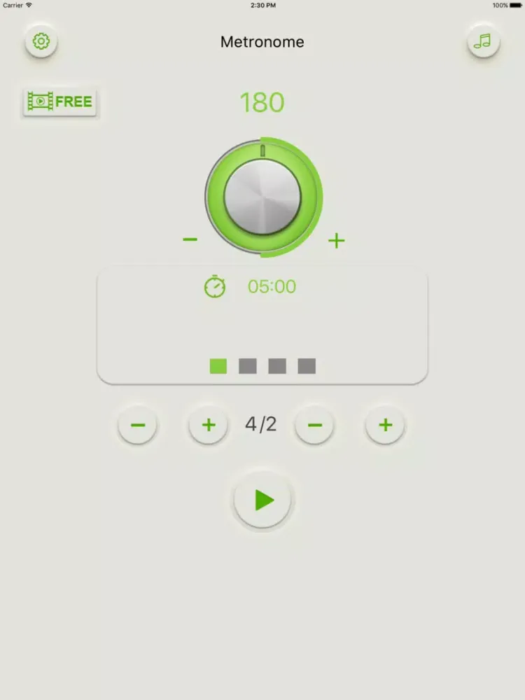 节拍器-专业节拍器&音乐老师开发 iPad  Screenshots