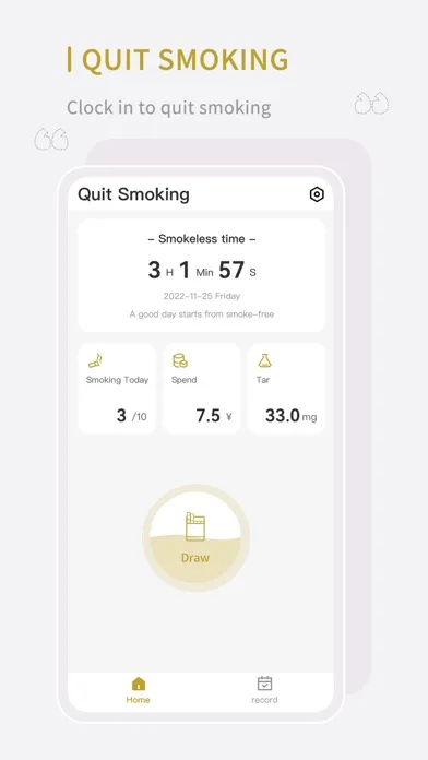 Capturas de pantalla de Quit Vaping:Vape Tracker