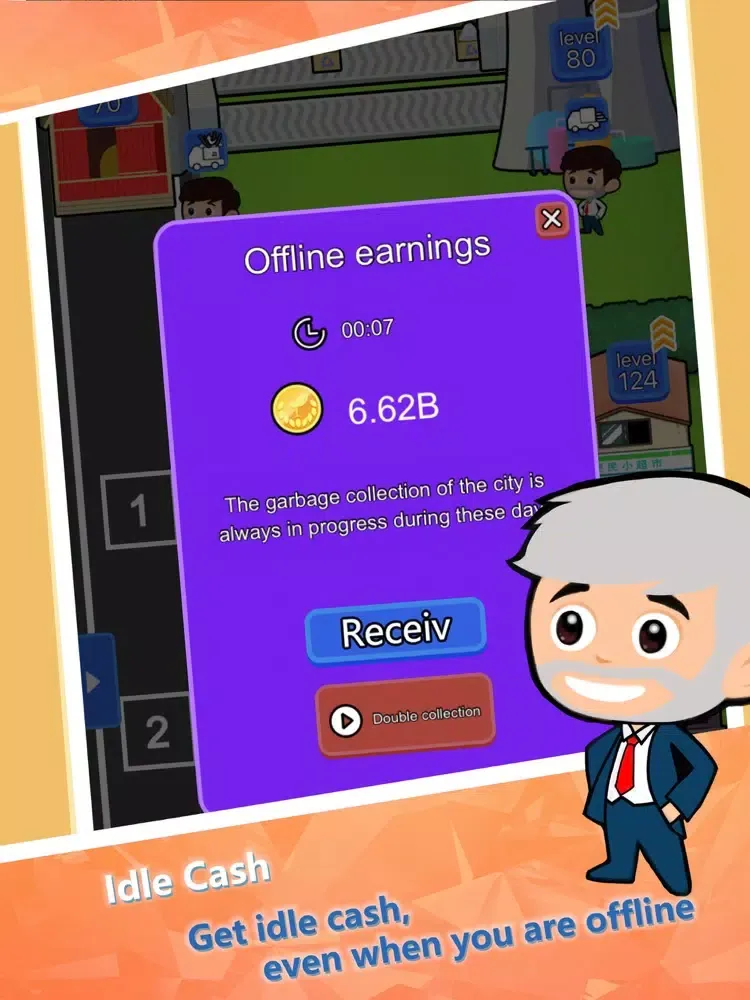 Tangkapan layar Idle Recycle Tycoon iPad 