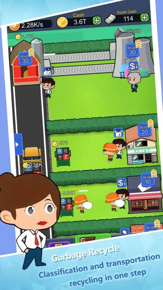 Tangkapan layar Idle Recycle Tycoon