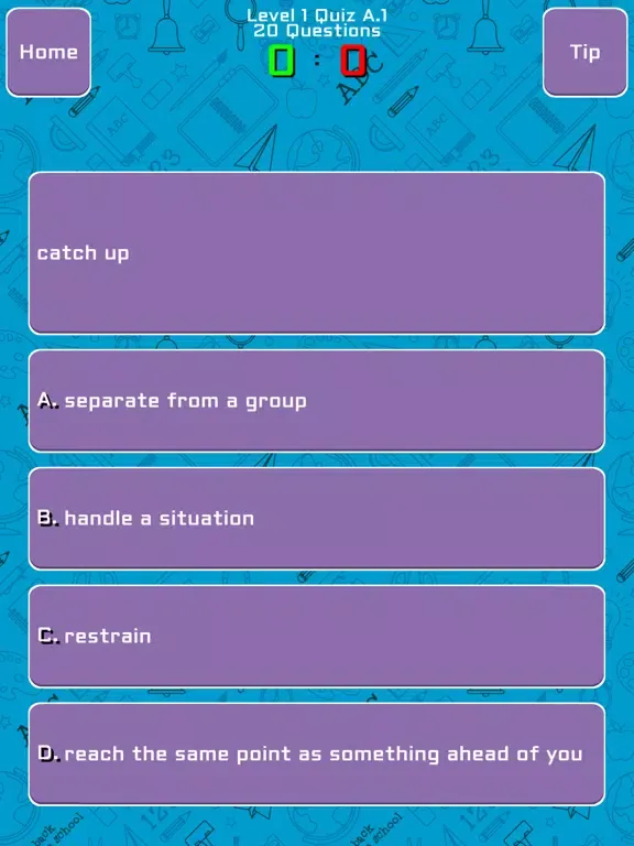 Phrasal Verbs Quiz iPad  स्क्रीनशॉट