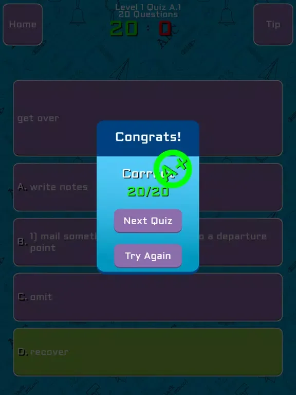 Phrasal Verbs Quiz iPad  स्क्रीनशॉट