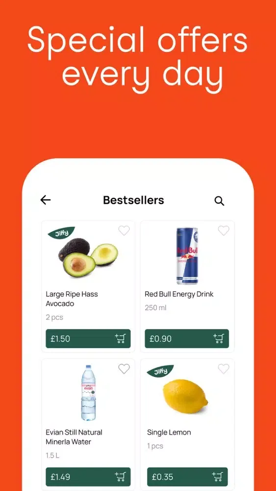 Jiffy: Fresh Grocery Delivery应用截图