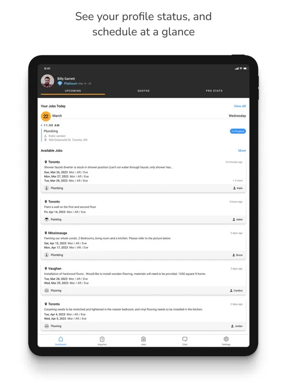 Jiffy Pro iPad  Screenshots