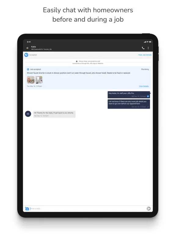 Jiffy Pro iPad  Screenshots