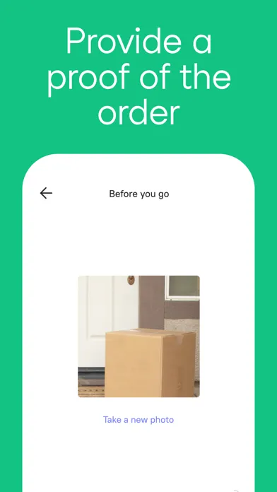 ภาพหน้าจอของ Jiffy Courier