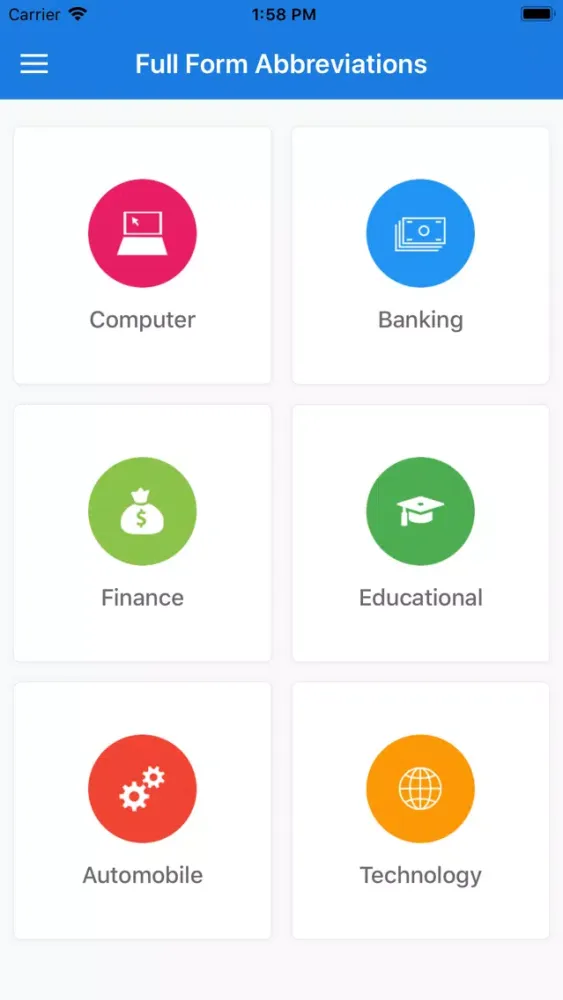 Full Form Abbrivations应用截图