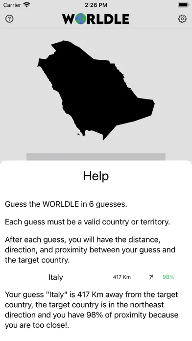Worldle - Country Guess應用截圖