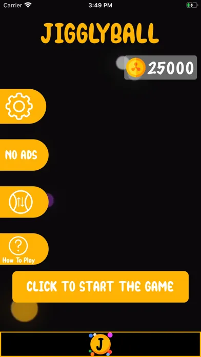 Capturas de tela do JigglyBall