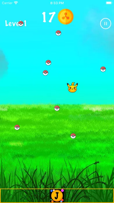Capturas de tela do JigglyBall
