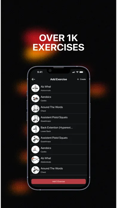 Capturas de tela do # 1 Asletix Gym & Home Workout