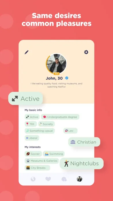Tangkapan layar Jigle: Dating, Chat New People