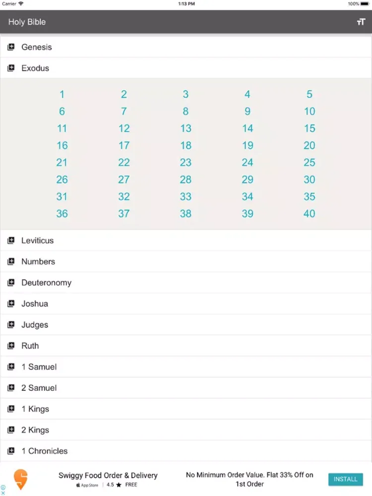 Captures d'écran de Holy Bible Eng iPad 