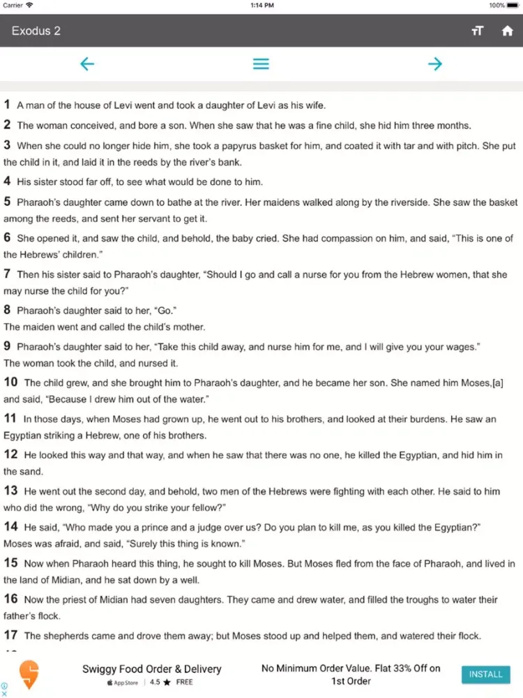 Captures d'écran de Holy Bible Eng iPad 