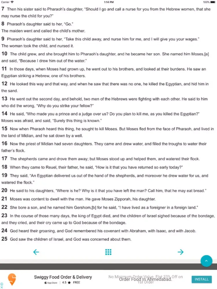 Captures d'écran de Holy Bible Eng iPad 