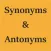 Synonyms n Antonyms