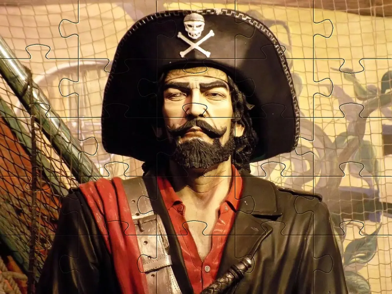 ภาพหน้าจอของ Pirate jigsaw puzzles games