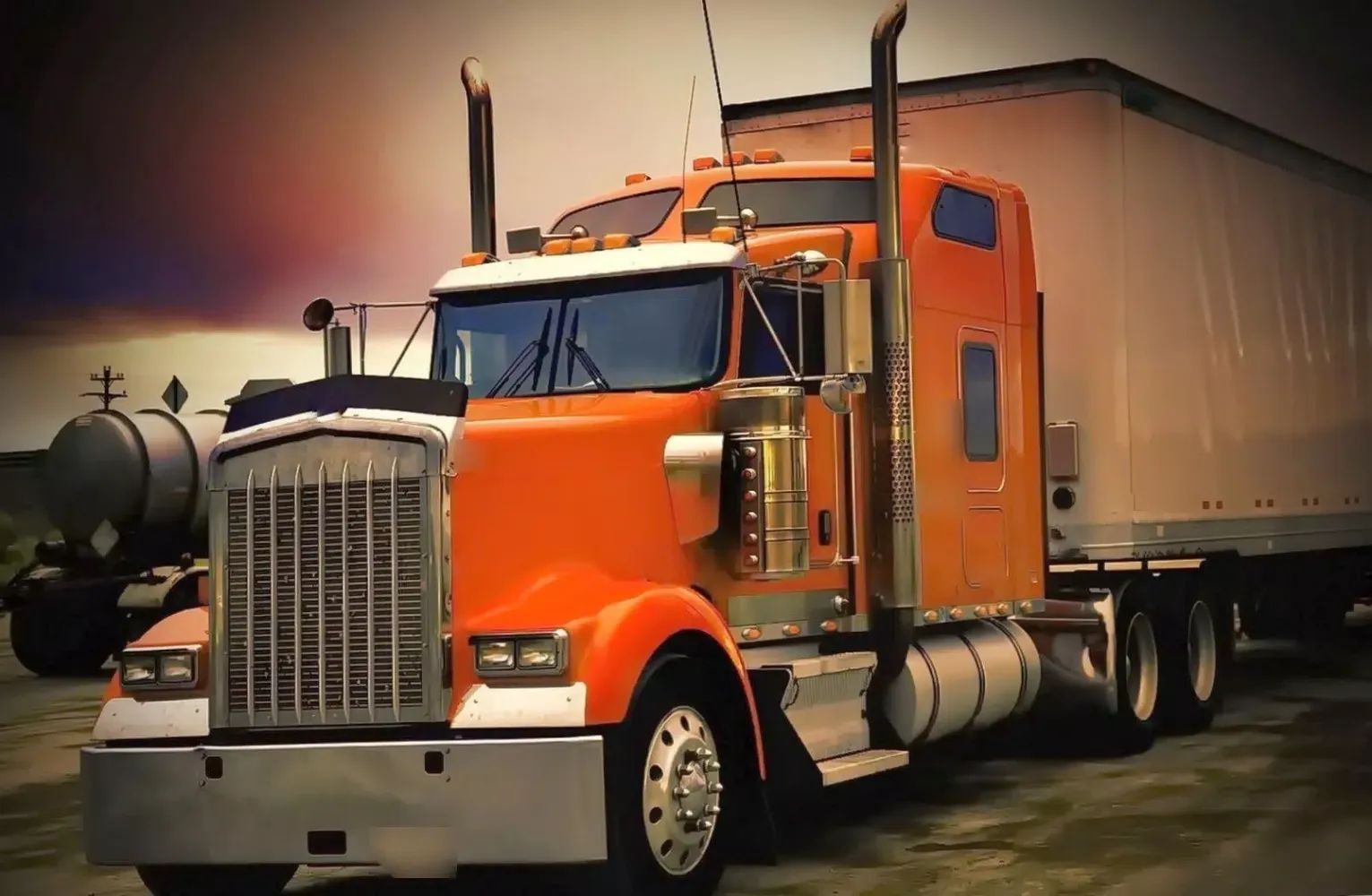 ภาพหน้าจอของ Jigsaw puzzle trailers truck