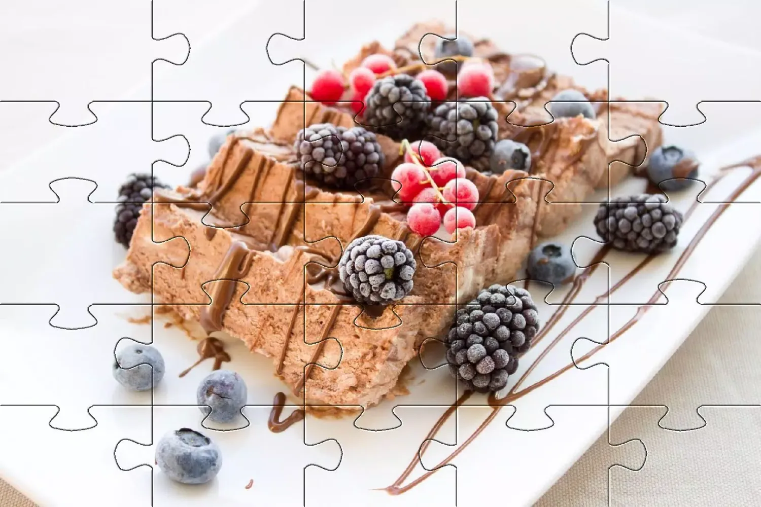 Zrzuty ekranu Sweets jigsaw puzzles