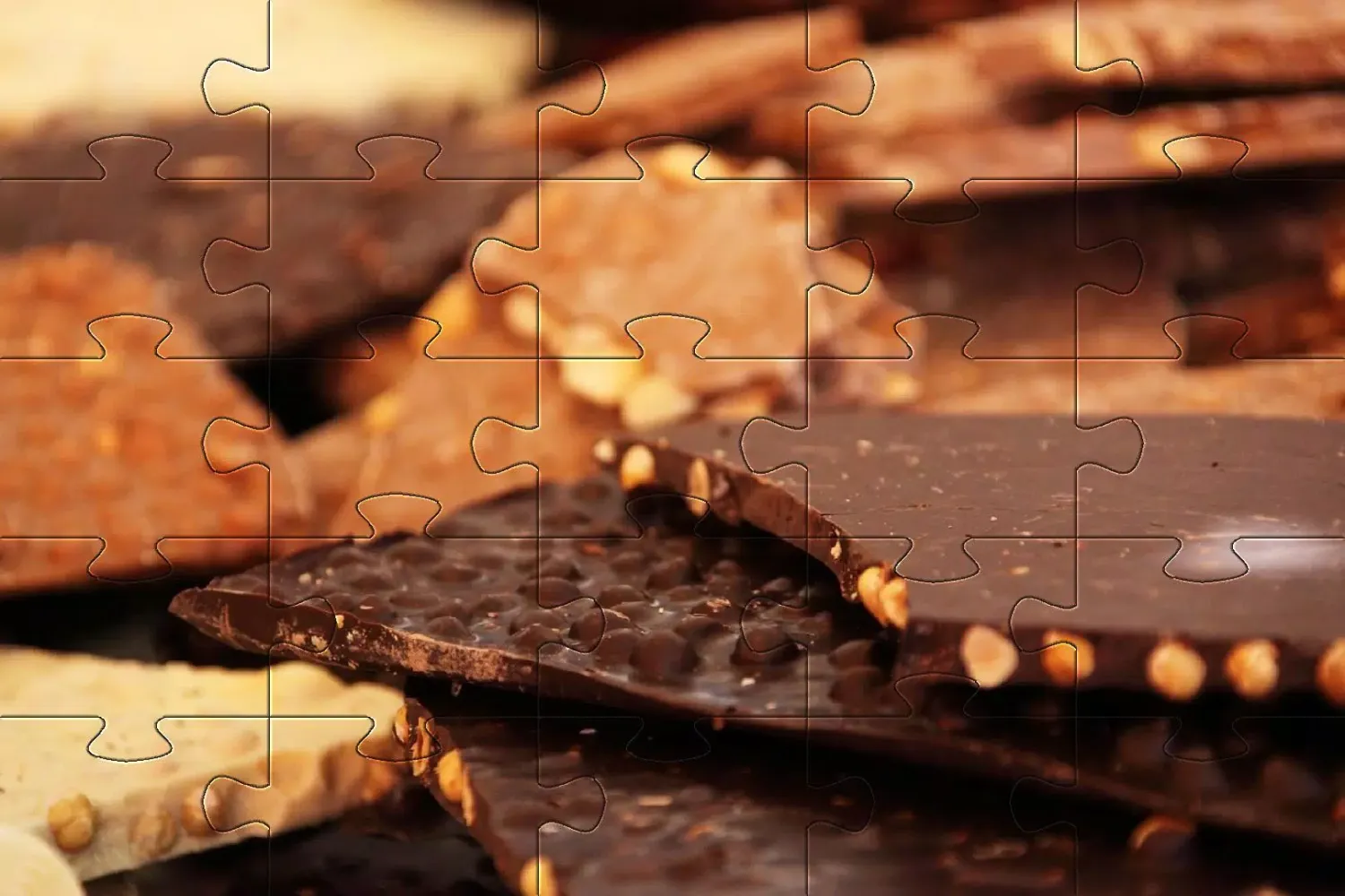 Zrzuty ekranu Sweets jigsaw puzzles