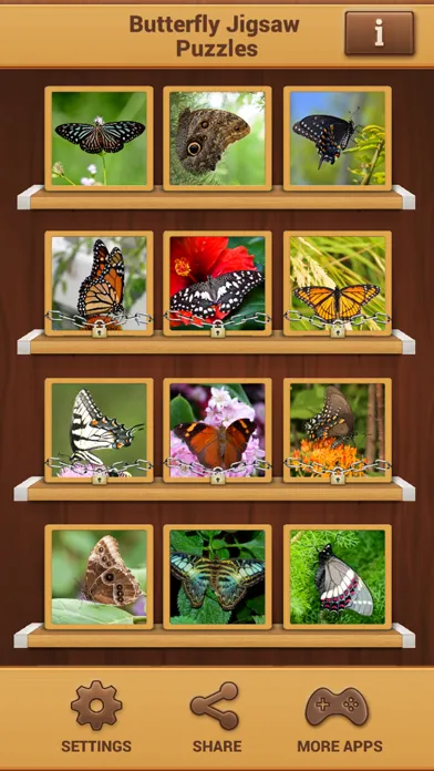 Capturas de tela do Butterfly Jigsaw Puzzles - Cool Puzzle Games