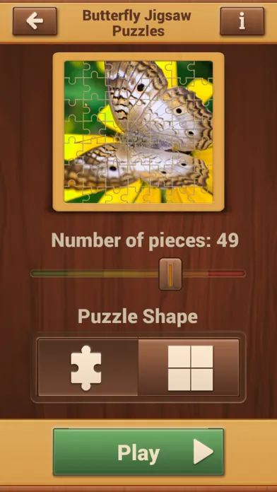 Capturas de tela do Butterfly Jigsaw Puzzles - Cool Puzzle Games