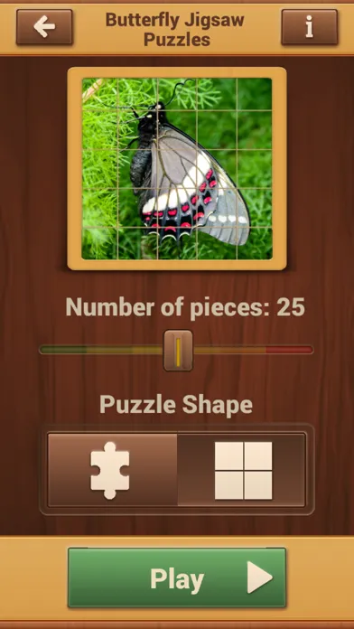 Capturas de tela do Butterfly Jigsaw Puzzles - Cool Puzzle Games