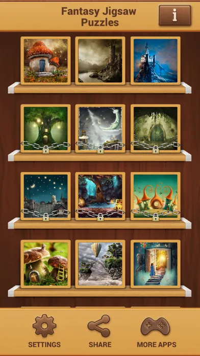 Tangkapan skrin Fantasy Jigsaw Puzzles - Magic Puzzle Game