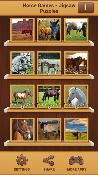 Horse Puzzle Games - Amazing Logic Puzzles স্ক্রিনশট