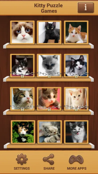 Cute Kitty Jigsaw Puzzle Games - Kitten Puzzles应用截图